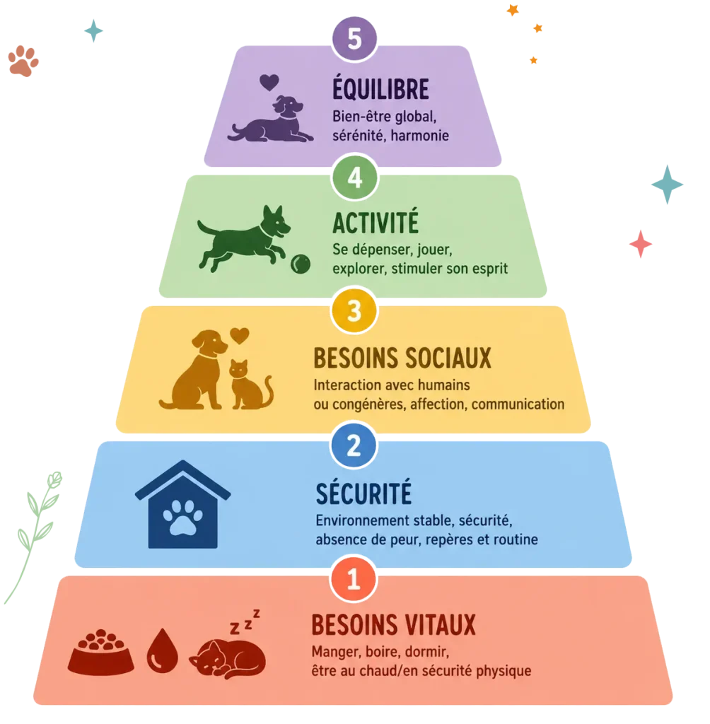 Pyramide des besoins de l'animal