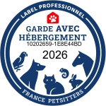 Label professionnel garde avec hébergement
